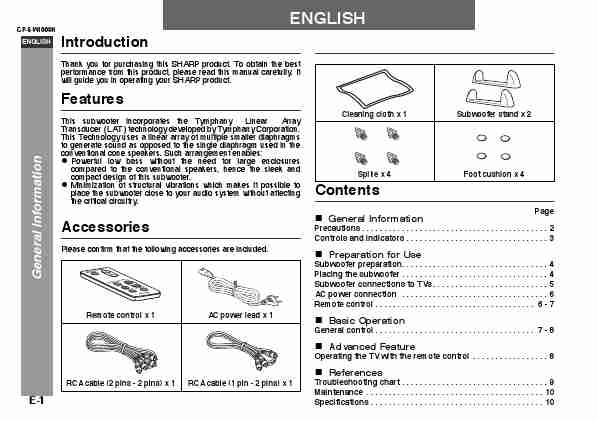 Sharp Car Speaker CP-SW1000H-page_pdf